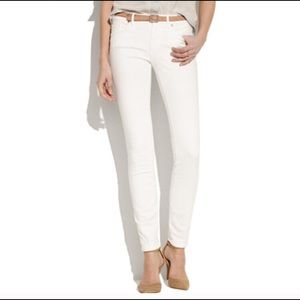 Madewell Skinny Skinny White Jeans